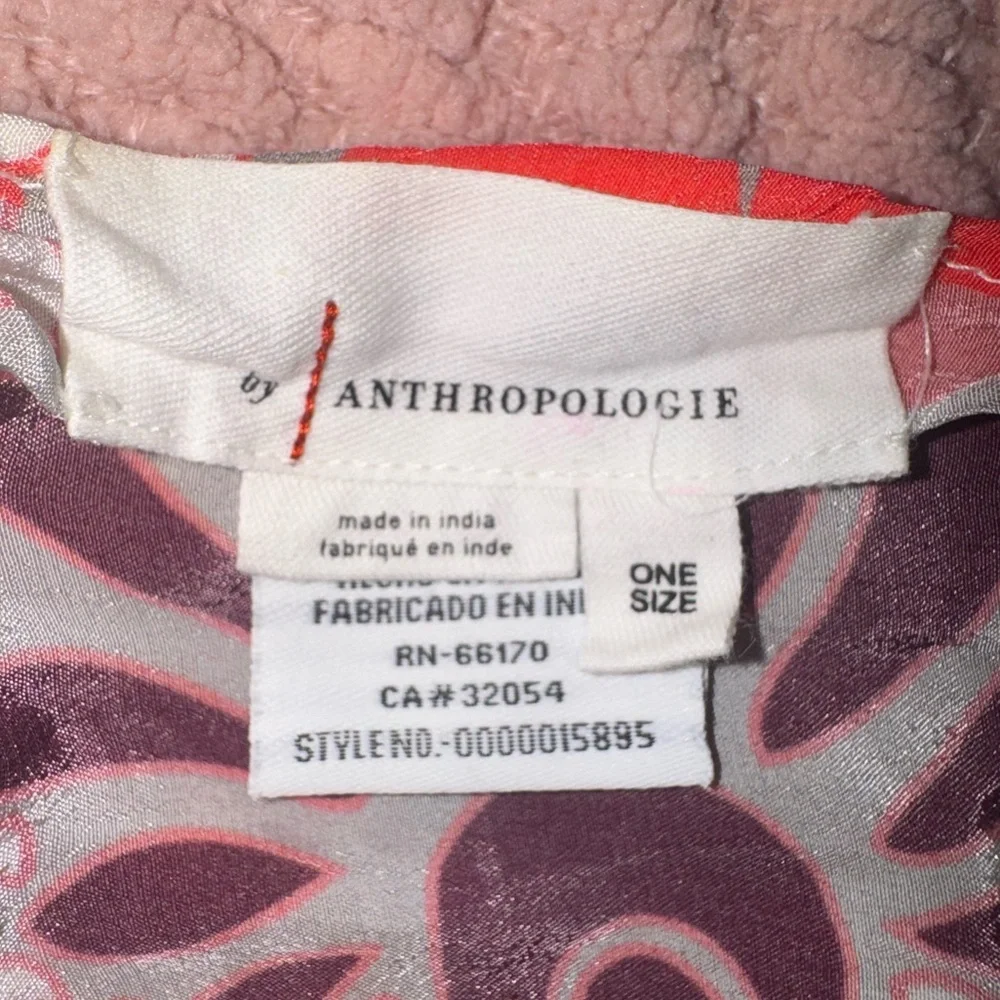 Anthropologie Larissa Floral Kimono | One Size | Open Front EEUC - Picture 9 of 9